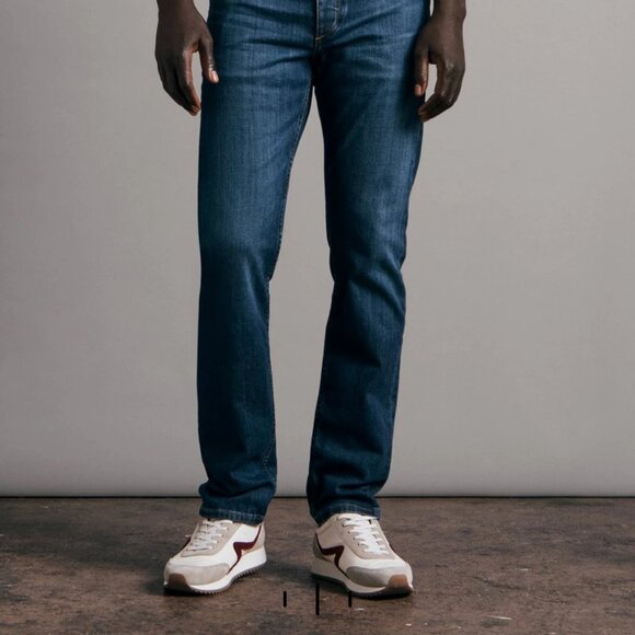 rag & bone Men's Slim Jeans - Dark Blue - Picture 2 of 9